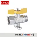 Gas Brass Ball Valves with Aluminum Handle